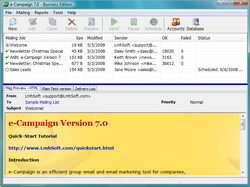 e-Campaign Main Window