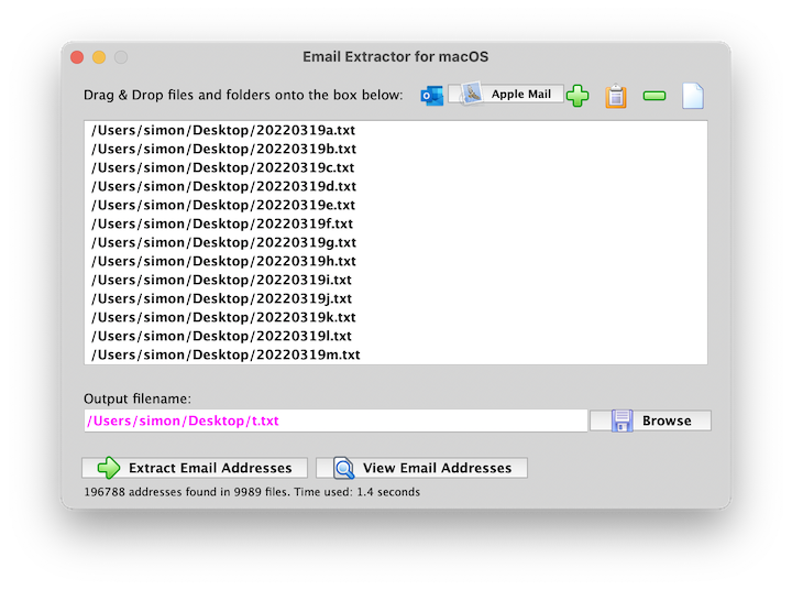 Email extractor software for mac